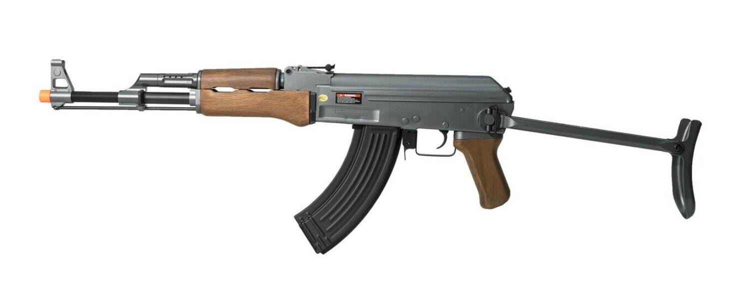 CYMA AK47S AEG Airsoft Rifle W/ Under Folding Stock 6mm