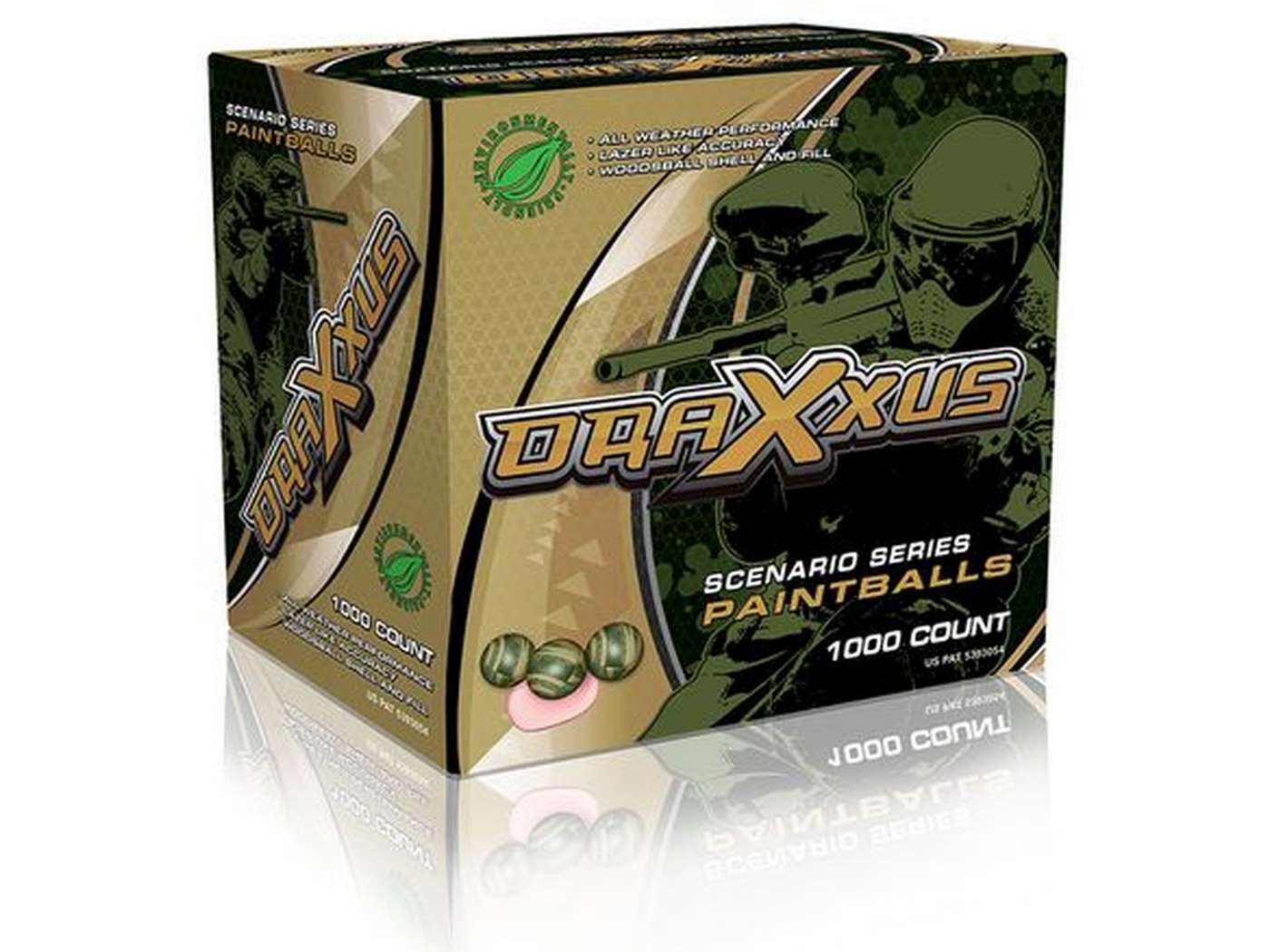 Draxxus Scenario 1000ct Camo Shell Pink Fill, .68, 1000 Count 0.68