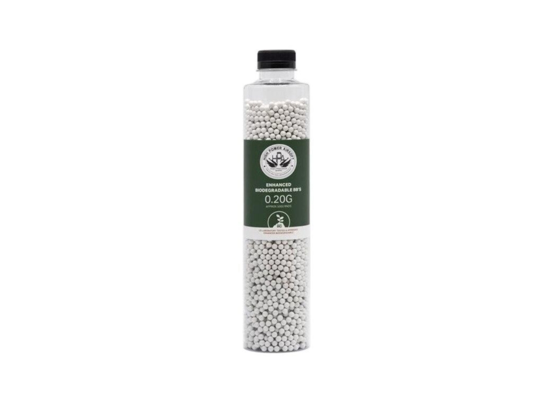 HPA 0.20g Biodegradable Airsoft BBs, 5000 Ct., 6mm, 5000 Count 6mm