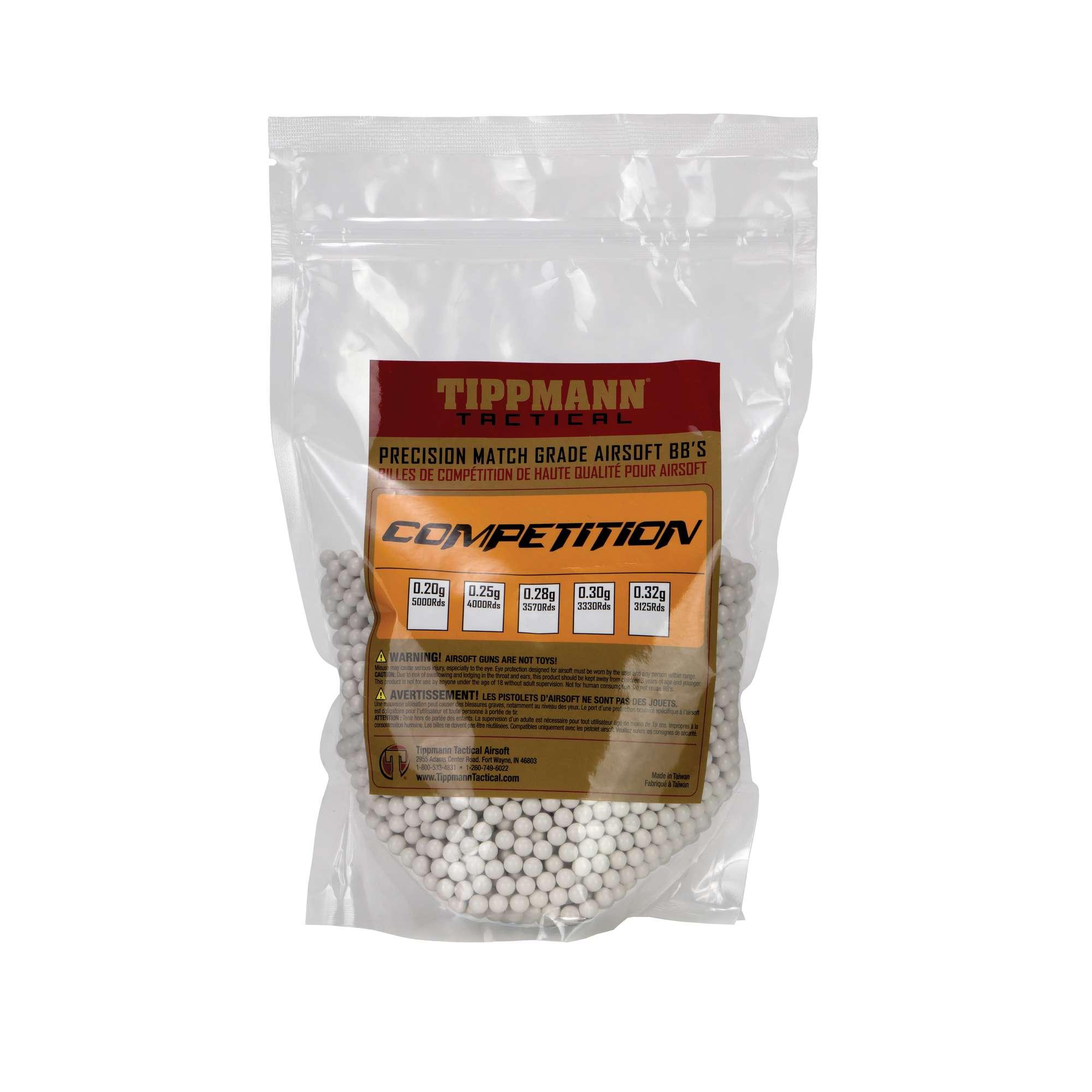 Tippmann Tactical Airsoft Ammo 28g, 3,570ct White, 6mm 6mm