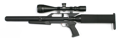 AirForce Talon SS, 4-16x50 Scope, See-Thru Rings