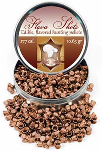 Flava Shots, Edible, Flavored Hunting Pellets, .177 Caliber, 10.65 Grains, Lead-Free, 500ct