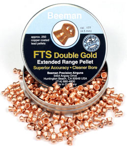 Beeman FTS Double Gold .177 Cal, 8.64 Grains, Domed, 250ct