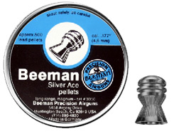 Beeman Silver Ace .177 Cal, 8.12 Grains, Domed, 500ct
