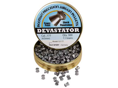 Beeman Devastator, .177 Cal, 7.1 Grains, Pointed, 300ct