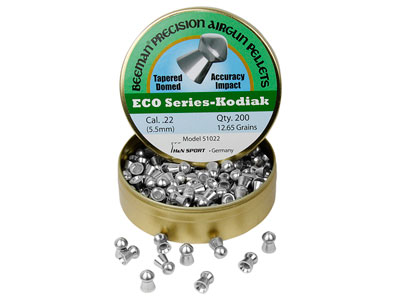 Beeman ECO Kodiak .22 Cal, 12.65 Grains, Domed, Lead-Free, 200ct