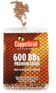 Copperhead .177 Cal, 5.1 Grains, BBs, 600ct