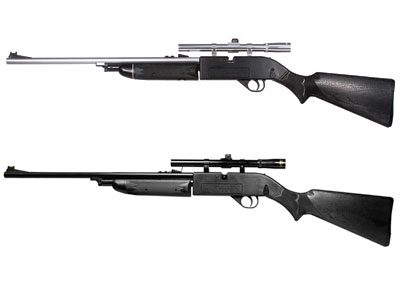 Crosman 664SB, Black or Silver Finish