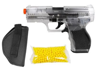 Crosman Stinger P9T Airsoft Pistol Kit Clear/Black