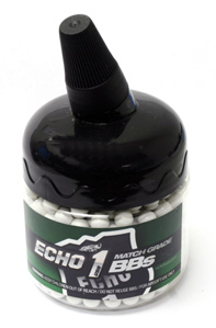 Echo 1 6mm plastic airsoft BBs, 0.25g, 500 rds, white
