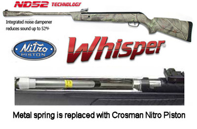 Gamo Whisper CSI Camo with Nitro Piston