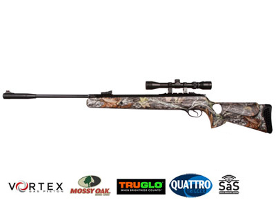 Hatsan 125TH Air Rifle Combo, Vortex Piston, Camo