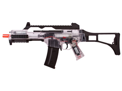 H&K G36C AEG Airsoft Rifle, Clear