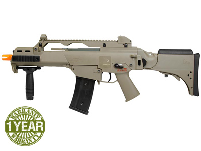 H&K G36CV AEG Airsoft Rifle, Brown