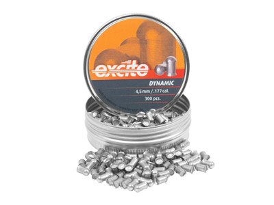 H&N Excite Dynamic Pellets, .177 Cal, 7.95 Grains, Domed, 300ct