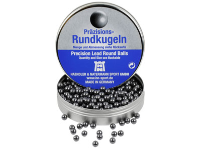 H&N Rundkugeln, .177 Cal, 4.45mm Dia., 8.20 Grains, Round Ball, 500ct