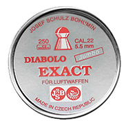 JSB Diabolo Exact Jumbo .22 Cal, 15.8 Grains, Domed, 250ct 