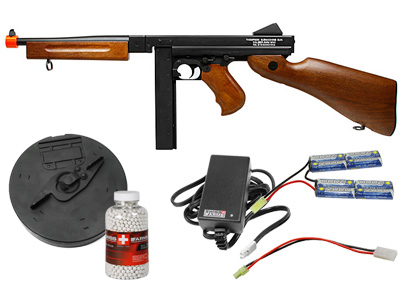 Thompson Military Metal M1A1 Airsoft SMG Kit