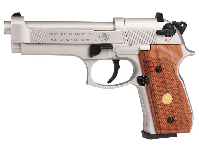 Beretta 92FS, Nickel Air Gun 0.177