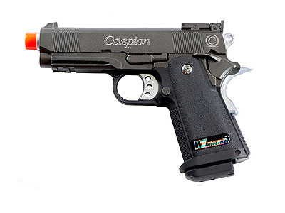 Caspian Baby Hi-Capa 3.8 Black Gas Pistol