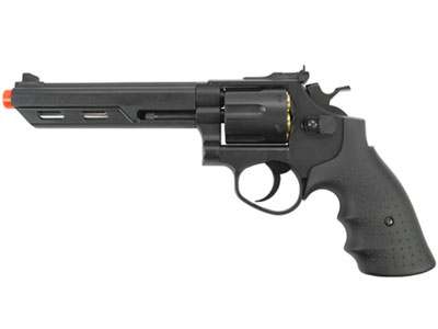 HFC HG-133 6" Barrel Gas Revolver, Black