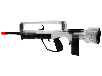 Famas Foreign Legion Spring Airsoft Rifle, Clear