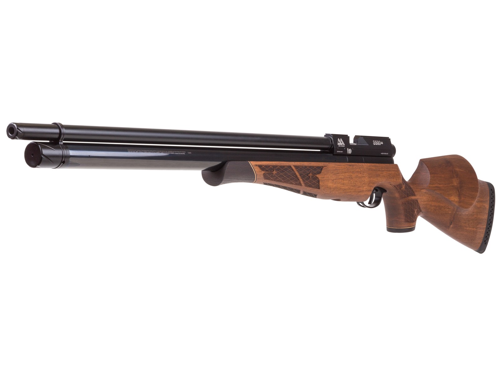 Air Arms S500 Xtra FAC Walnut PCP Air Rifle 0.177