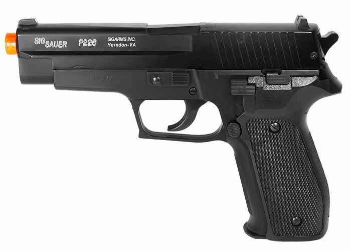 SIG Sauer P226 Spring Airsoft Pistol, Metal Slide