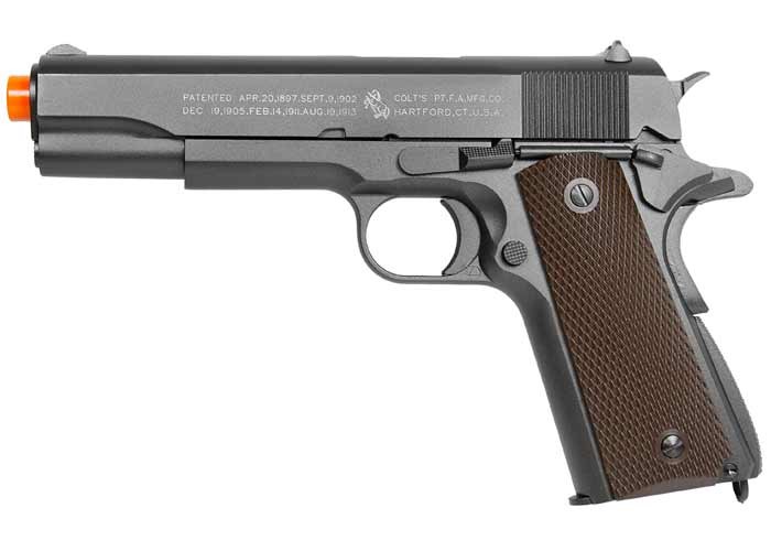 Colt 1911 CO2 Blowback Airsoft Pistol, Full Metal 6mm