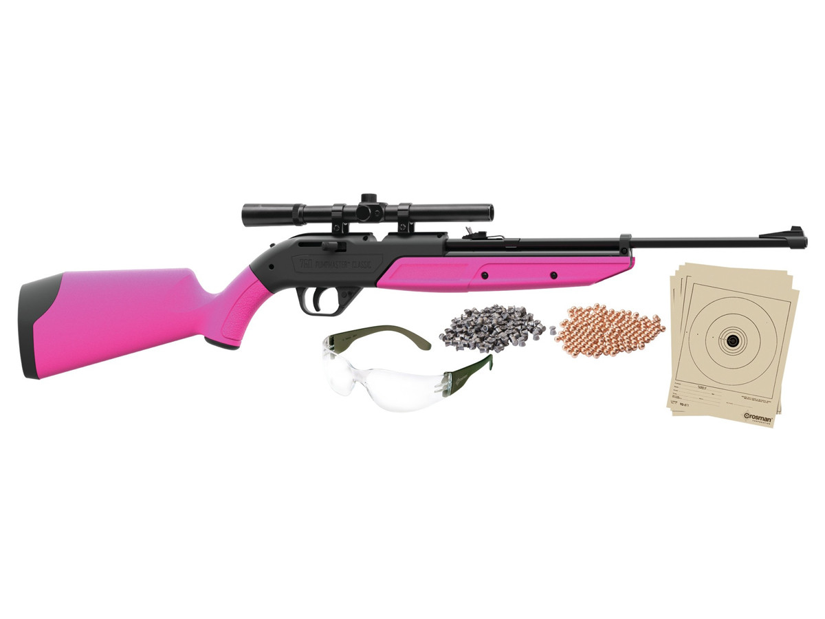 Crosman 760 Pumpmaster Kit, Pink Stock