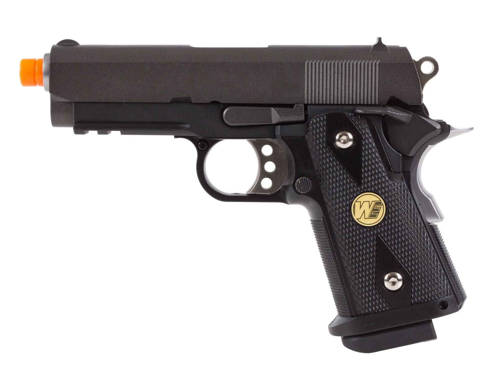 WE Baby Hi-Capa 3.8 Airsoft Pistol, Black