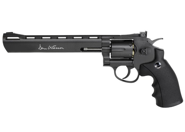 "Dan Wesson 8"" CO2 BB Revolver, Black 0.177"