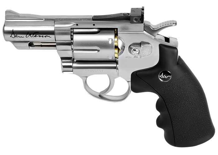"Dan Wesson 2.5"" CO2 BB Revolver, Silver 0.177"