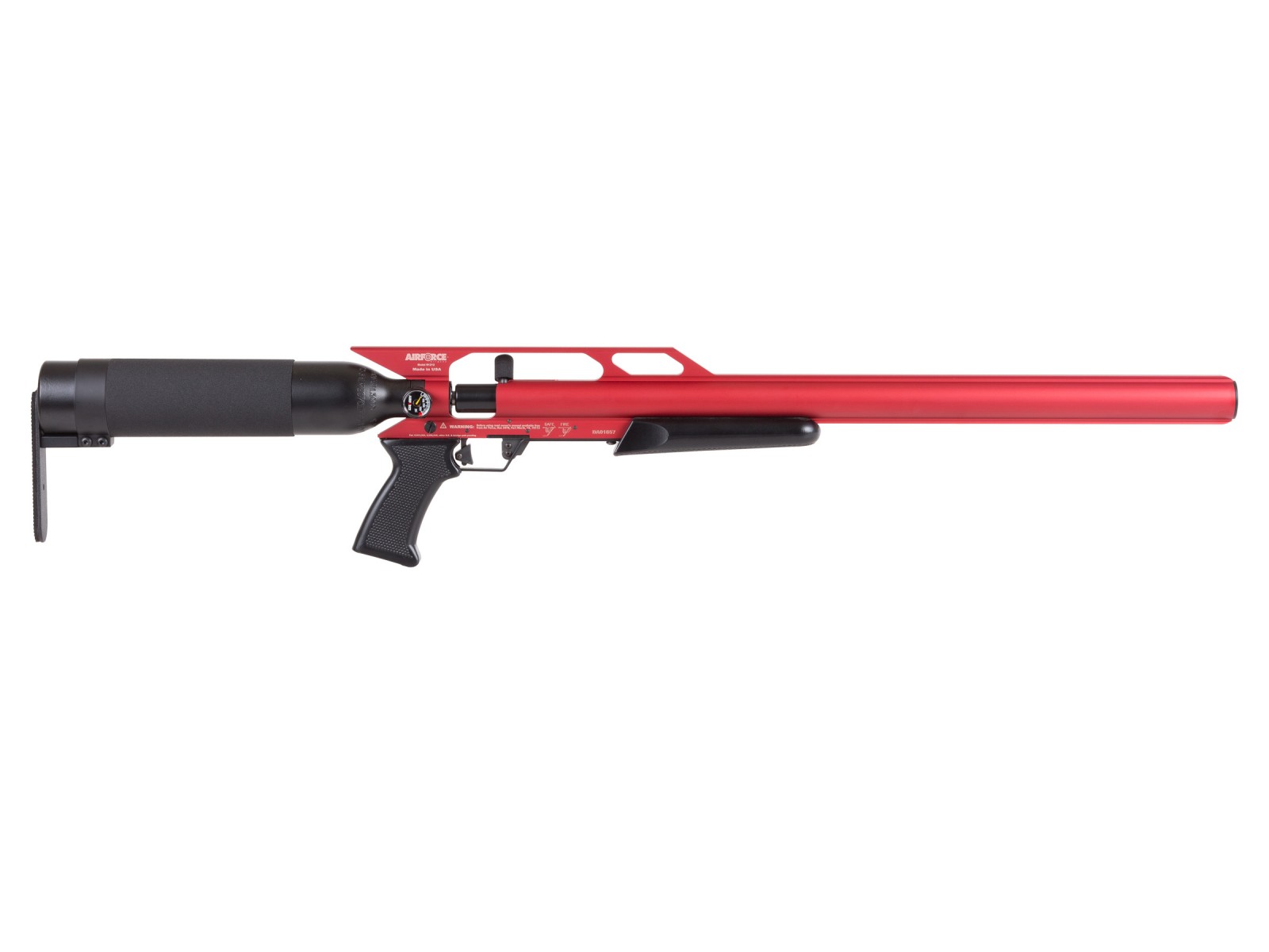 AirForce Condor SS PCP Air Rifle, Spin-Loc, Red 0.20