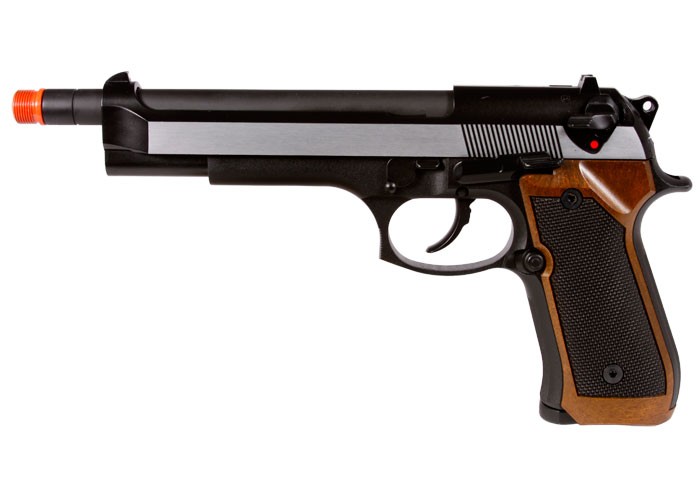 WE M92-2 Metal Extended Length Airsoft Gas  Pistol
