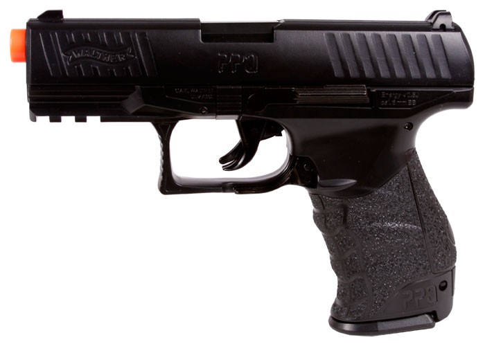 Walther PPQ Spring Airsoft Pistol, Black 6mm