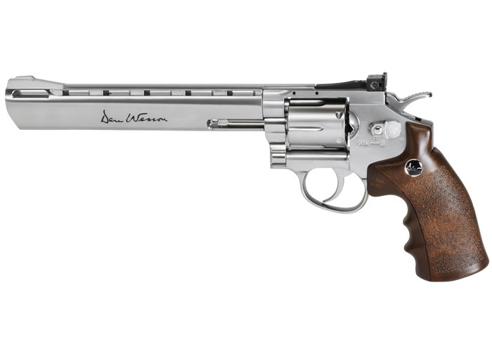 Dan Wesson CO2 BB Revolver, Silver, 8 0.177