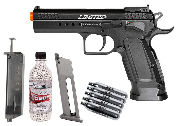 Tanfoglio LTD Custom CO2 Airsoft Metal Pistol Kit