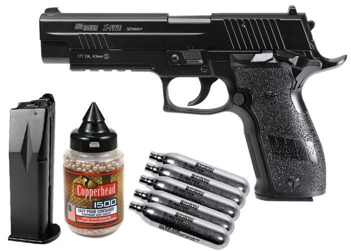 SIG Sauer P226 X-Five CO2 BB Pistol Kit