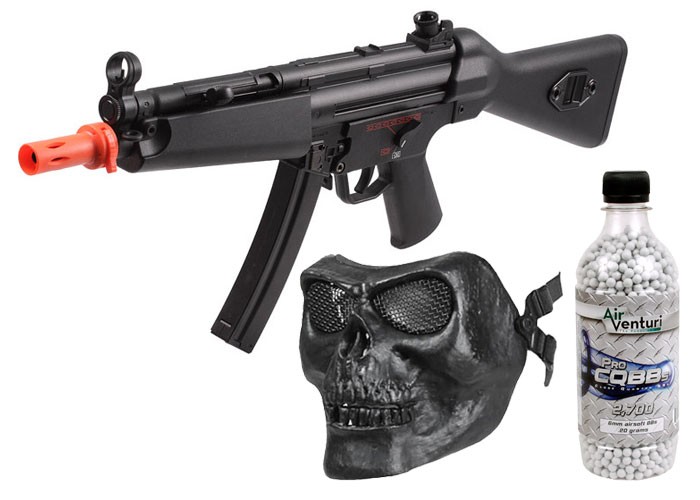 H&K MP5 A4 COMP AEG Airsoft Submachine Gun Kit