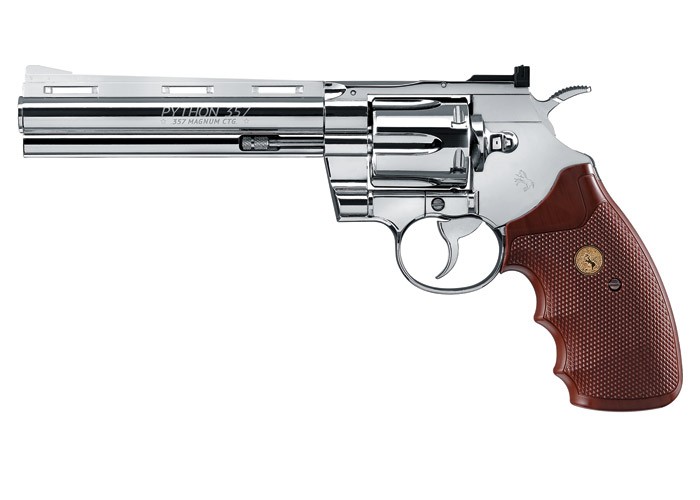 Colt Python CO2 Revolver, Chrome