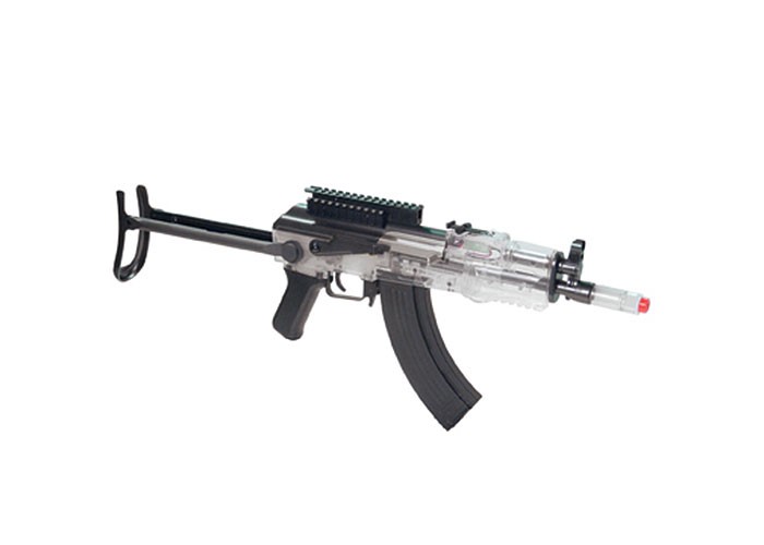 GameFace Tactical AK GF76C Airsoft Rifle, Clear