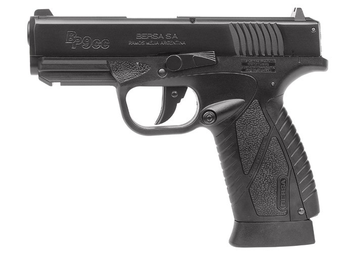 Bersa BP9CC CO2 BB Pistol, Black 0.177