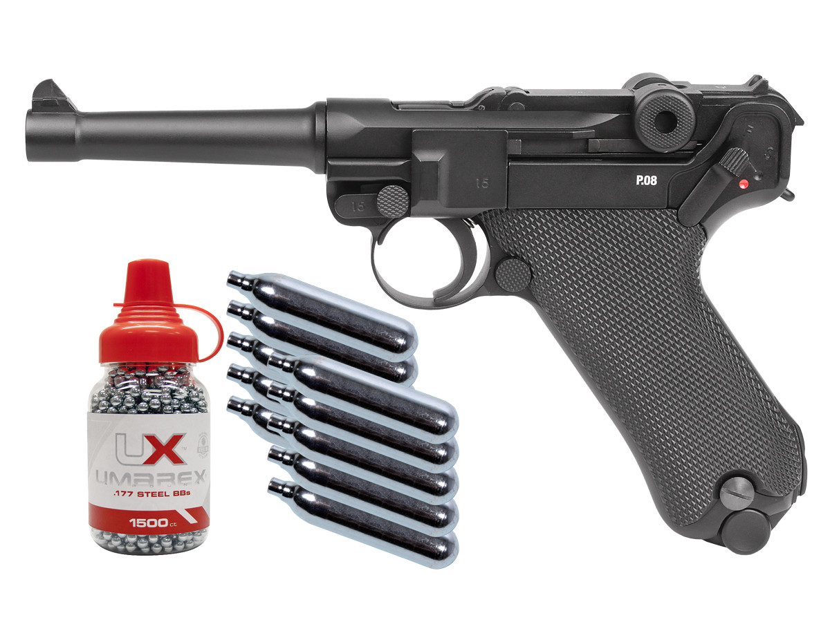 Legends Blowback P08 CO2 Pistol Kit, Full Metal