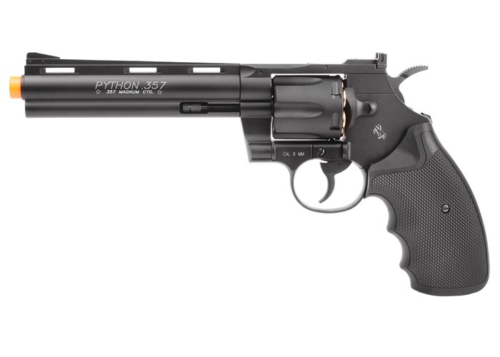 Colt Python .357 Metal CO2 Airsoft Revolver, 6", Black
