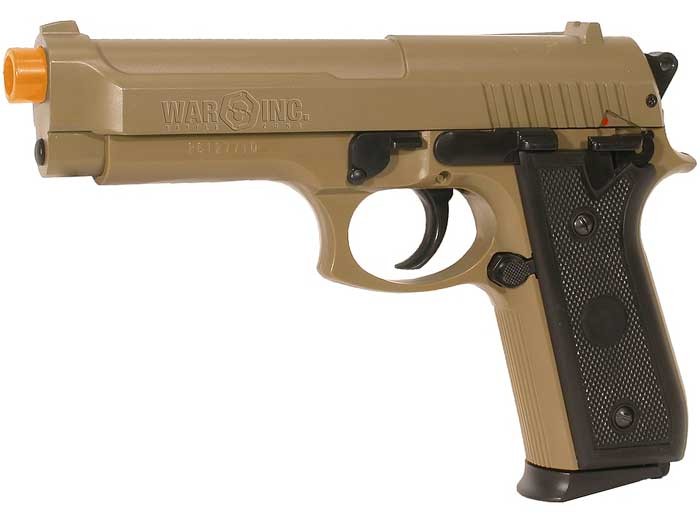 M92 Desert Warrior War Inc Airsoft Pistol