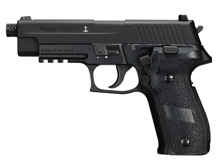 SIG Sauer P226 CO2 Pellet Pistol, Black 0.177