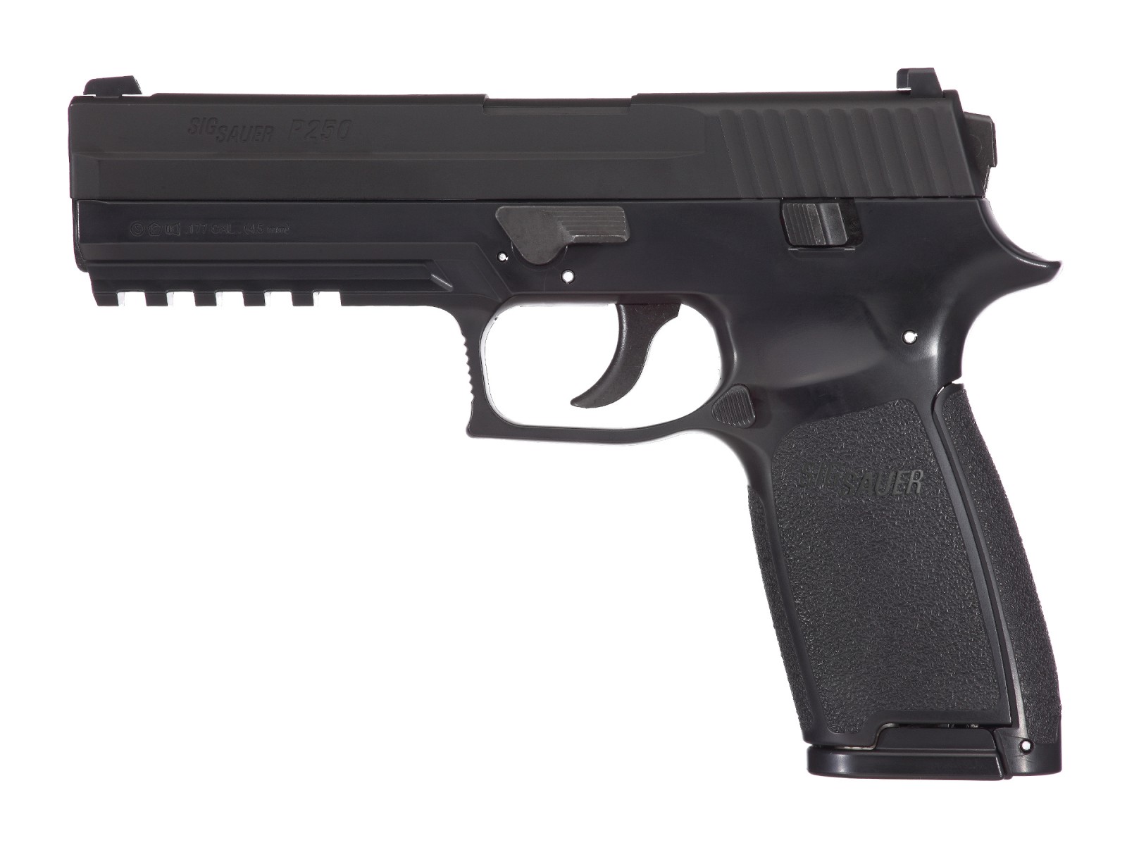 SIG Sauer P250 CO2 Pistol, Metal Slide, Black