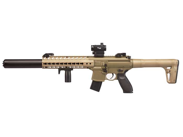 SIG Sauer MCX CO2 Gun, Dot Sight, Flat Dark Earth 0.177