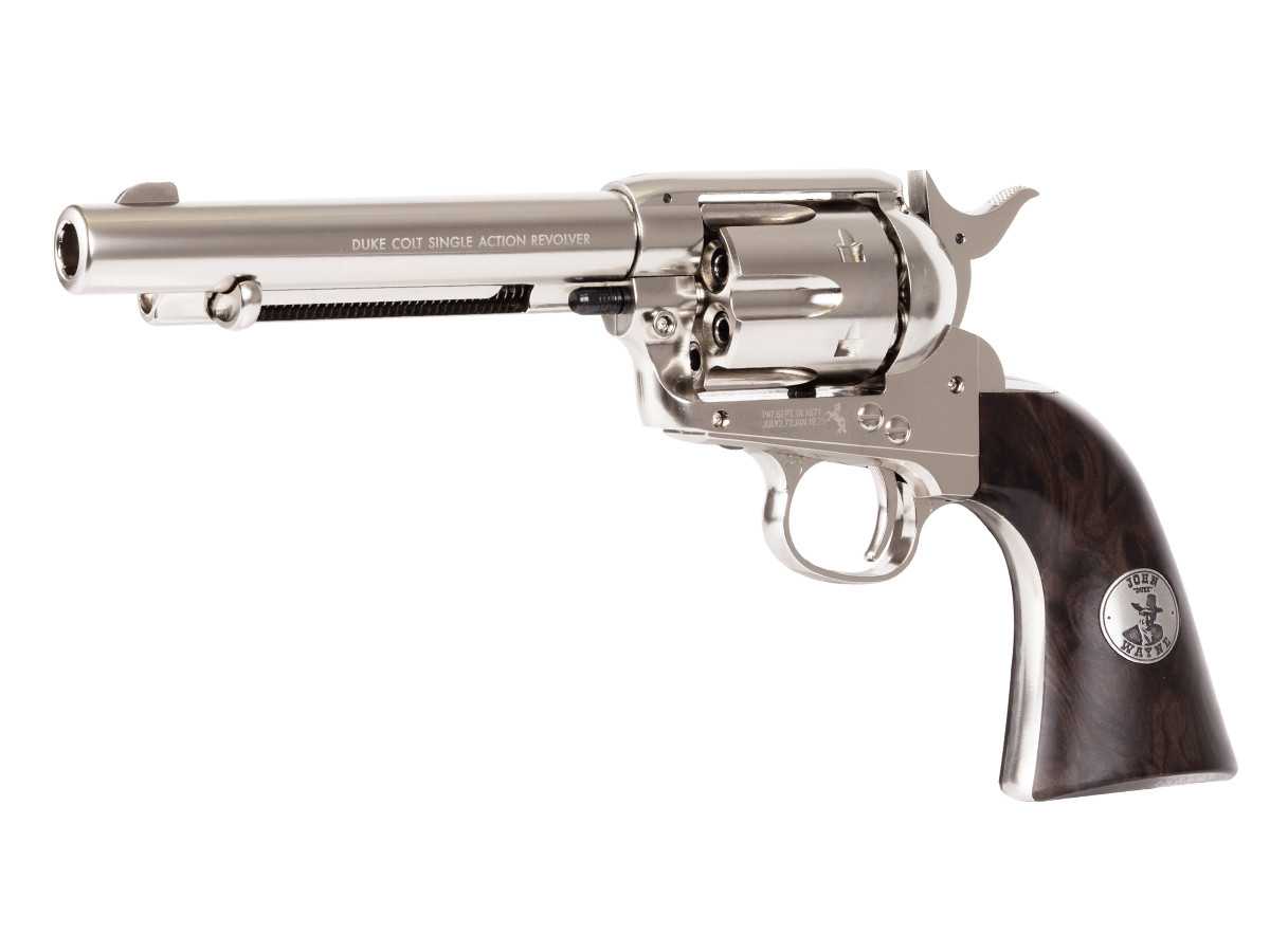 John Wayne Colt CO2 Pellet Revolver, Nickel